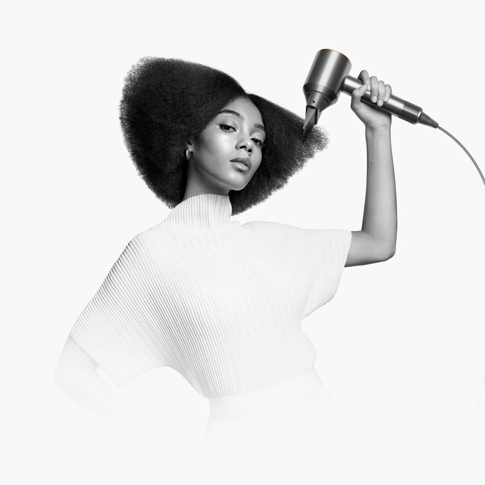 Dyson Supersonic Hairdryer in White with Case